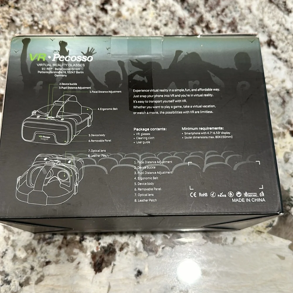 VR Pecosso virtual reality glasses